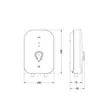 (MEX) MEX Water Heater COCO 3C (SBB) White/Cold Panel : 3700W image 5