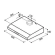 (TEKA) Range Hood Model C 605 + 2-Burner Induction Cooktop Model IBS 32920 TCS image 3