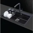 (Eve) Single Bowl Granite Composite Sink Model PHILIP 800/520 + LEXI BLACK Faucet image 6