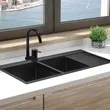 (TEKA) 水槽 水槽 120 x 50 厘米 型号 TQ 2B1D PVD BLACK 图片 4