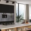 (Smeg) Compact Oven with Microwave Combi Model SF4102MCS Silver image 3