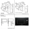 (Bosch) Built-in Oven 60 cm HBF512BS1H + Built-in Microwave 25 liters BEL554MS0T image 9