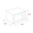 (Teka) Microwave Countertop MW FS 20 G BK image 7