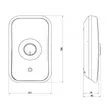 (MEX) MEX Instant Water Heater Model CODE 35E (SA) White/Silver Bronze: 3500W with Shower Head image 5