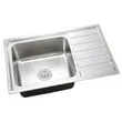 Stainless Steel Sink MEGAN 720/450 with Free Cold Water Tap image 3