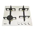 (Tecno) Tecnoplus 4-Burner Built-in Gas Hob TNP HB MAJESTIC 4 Stainless Steel Silver 60 cm image 2