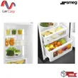 (Smeg) Smeg 50's Retro Style Refrigerator Model FAB30RBL5 Black image 14