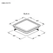 (EVE) Standard Range Hood HF-HSM102AT-90 + 4-Burner Ceramic Electric Cooktop HB60-4VC/TC with Free Carbon Filter image 7