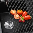(Eve) Black Roll Rack Aluminum Dish Drying Rack image 2