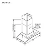 (Eve) เครื่องดูดควันติดผนัง ARC-90 + เตาแก๊สแบบฝัง HB78-2BCCBG รูปที่ 2