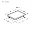 (Eve) เครื่องดูดควันติดผนัง ARC-90 + เตาแก๊สแบบฝัง HB78-2BCCBG รูปที่ 4