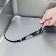 (EVE) ELITE 800/490 Single Bowl Kitchen Sink + Black Cold Water Tap with Free Accessories image 6