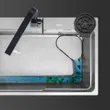 (EVE) ELITE 800/490 Single Bowl Kitchen Sink + Black Cold Water Tap with Free Accessories image 5