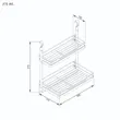 (EVE) 2-Tier Seasoning Rack 2TS-WS image 4