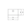 (Teka) Single Bowl Sink FLEXLINEA RS15 71.40 M-XTSS image 4