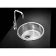 Round Single Bowl Kitchen Sink 45 cm Model R4B image 2