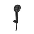 (Hafele) Single Lever Shower Tap, Wall Installation KAPPA + 3-Level Adjustable Hand Shower, Black Matt (485.60.212+495.60.629) image 4