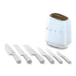 (Smeg) 6-Piece Stainless Steel Knife Set Model KBSF02PB Pastel Blue image 6