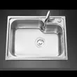 (Mex) Single Bowl Drop-In Sink MESTER CSX56-NC Silver image 3