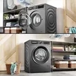 (Bosch) Series 6 Front Load Washing Machine 9 kg 1400 rpm, Cast Iron Grey WGG444E1TH image 3