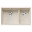 (Hafele) Undermount Double Bowl Granite Kitchen Sink BLANCO Model (495.39.493) image 2