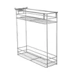 (Hafele) Pull-Out Basket for 150 mm Cabinet Width with Bottle Divider, Chrome-Plated Steel (495.35.380) image 3