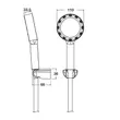 (Hafele) X-Jet Hand Shower Set Polished Chrome (495.60.659) image 5