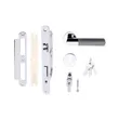 (Hafele) Lever Handle for General Rooms, Chrome Grey (489.11.048) image 3