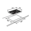 (TEKA) Cooker Hood DDX 90 + 2-Burner Gas Stove GTS 76 2G SS image 7