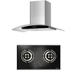 (Hafele) Range Hood + Gas Cooktop Set (495.06.970) Free 1.5m Duct Hose image 2