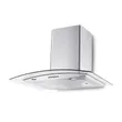(Tecno) Chimney Hood TNS HD 3460K-AC + 2-burner Electric Ceramic Hob Built-in Furniture Model TNP ID 2029 DG image 3