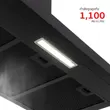 (EVE) Wall-mounted Range Hood HC-SHADOW-90 PLUS + Mixed Gas and Infrared Cooktop GS70-1RR1IR/3DG with Free 1.5m Duct image 2