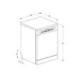 (SMEG) Dishwasher Free Standing Model LVS222BIN image 8