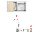 TOZEN 810/450 Multi-Purpose Kitchen Sink + Free Belle Faucet, Soap Dispenser, Wooden Cutting Board, Drain Basket and Accessories image 2