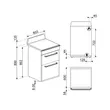(Smeg) Victoria Aesthetic Cooker Model TR62P 60 cm Cream image 2