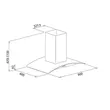 (Teka) ISLAND Range Hood Model DA 90 SS image 3
