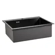 (MEX) Single Bowl Sink 58 x 48 cm Stainless Steel AISI 304 Model SC60GM Free Cold Water Tap TP1030R-B with Sink Accessories Kit image 6