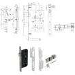 (Hafele) Premium Lever Handle Set Bathroom Door (499.10.131) image 4