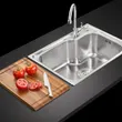 (Mex) Single Bowl Drop-In Sink MESTER CSX56-NC Silver image 2