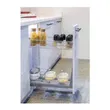 (Hafele) Pull-Out Wire Basket for 200 mm Cabinet Width with Bottle Divider, Chrome-Plated Steel (495.35.381) image 7