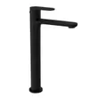(JAQUAR) Counter Top Basin JDS-BLM-25911 + Tall Single Basin Faucet OPP-BLM-15021PM Black Matt image 7
