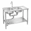 (MEX) Stainless Steel Sink with Stand MEX Model PS102MN + Faucet TP230 image 2