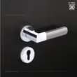 (Hafele) Lever Handle for General Rooms, Chrome Grey (489.11.048) image 5