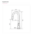 (Eve) Granite Sink Double Bowl KNOX 1160/500 GREY (Grey) + AZTAC GREY Faucet image 9