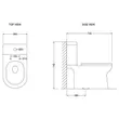 (Hafele) Two-Piece Toilet Neo eco S (495.61.482) image 5