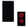 (Tecno) Tecnoplus Range Hood Model TNP HD 60 SL PO + 2-Burner Electric Ceramic Cooktop Model TNP VT 302 DG image 4