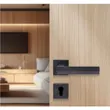 (Hafele) General Room Lever Handle Black Matte (489.11.042) image 5