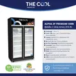 (Thecool) 2-Door Beverage Cooler [Elitech] ALPHA 2P Premium SWB image 4