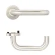 (Hafele) Stainless Steel Lever Handle Door Set Standard Model Bathroom Door Type C (499.10.110) image 4