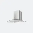 (Eve) 90 cm Range Hood 1,250 m³/h HC-ARC-90 PLUS + 2-Burner Built-in Gas Stove 78 cm HB78-2BCC/BG image 2